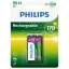 9 V-os akku Philips HR22 NiMH 8.4 V 170 mAh 1 db