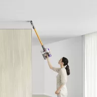   dyson V8 Absolute Silber-Gelb 476547-01 Akkus Zyklon porszívó 21.6 V töltővel, Ciklon technika, Akkuval, Porzsák nélkül