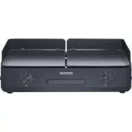   Severin 8569 Grillsütő Elektromos 2 grillezési zóna Fekete