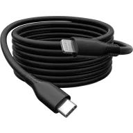   Digitus USB kábel USB 2.0 Apple Lightning dugó, USB-C® dugó 1.00 m Fekete Hajlékony, Nagy rugalmasságú, USB-vel, Szilikon, kiváló öregedési tulajdonságok,