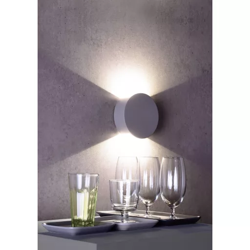 Deko Light Lupe II 341181 LED-es fali lámpa Fixen beépített LED-es EEK: G (A - G) 6.2 W LED Szürke