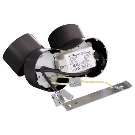 Deko Light 348236 Uni II Mini Double Mennyezetre építhető lámpa LED 21.0 W Fekete