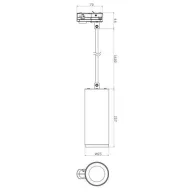 Deko Light Lucea Függőlámpa 10 W LED Fehér