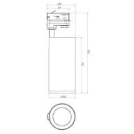Deko Light Lucea 707184 Spot sínek 40 W LED Fekete