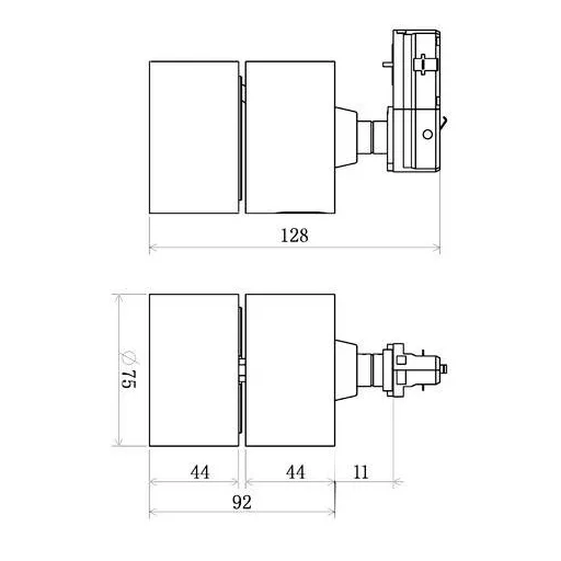 Deko Light Uni II Mini 707187 Spot sínek 11.3 W LED Fehér