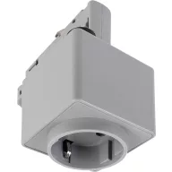   Deko Light 710025 D Line Nagyfeszültségű sínes rendszer elemek Dugalj Ablakszürke