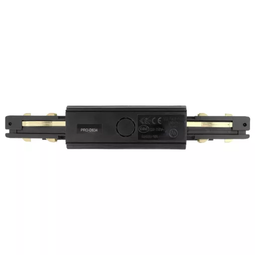 Deko Light 710521 D Line DALI Nagyfeszültségű sínes rendszer elemek Hosszanti összekötő Grafit fekete (RAL 9011)