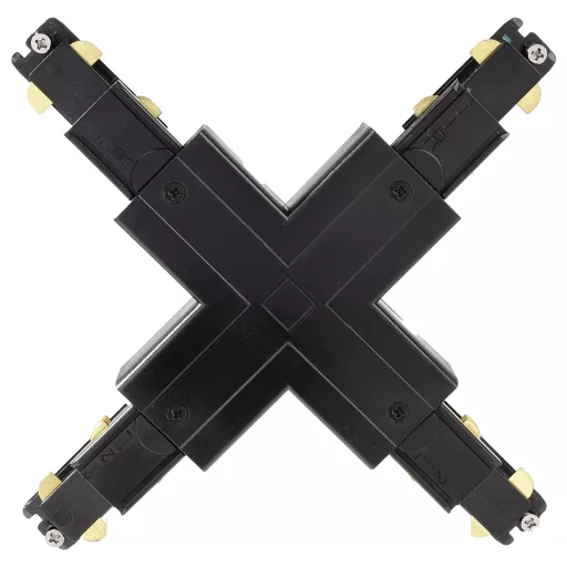 Deko Light 710536 D Line DALI Nagyfeszültségű sínes rendszer elemek X-összekötő Grafit fekete (RAL 9011)