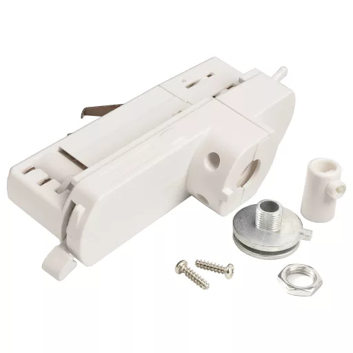 Deko Light 710539 D Line DALI Nagyfeszültségű sínes rendszer elemek Lámpa adapter Közlekedési fehér (RAL 9016)