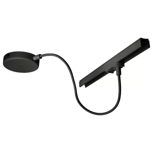 Deko Light 720011 D One Nagyfeszültségű sínes rendszer elemek Betápláló Fekete