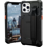   Urban Armor Gear Gear Workflow Töltő tok Apple iPhone 15 Fekete Induktív töltés, Beépített akku, Kézi hordpánttal 114028BW4040