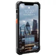   Urban Armor Gear Gear Workflow Töltő tok Apple iPhone 15 Fekete Induktív töltés, Beépített akku, Kézi hordpánttal 114028BW4040
