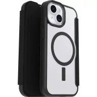   Otterbox React Booklet Apple iPhone 16e, iPhone 15, iPhone 14, iPhone 13 Átlátszó, Fekete Induktív töltés, MagSafe kompatibilis 77-97827