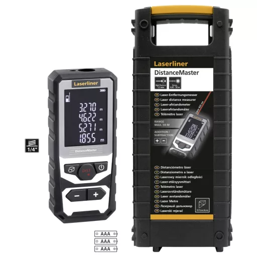 Laserliner DistanceMaster Lézeres távolságmérő Hordtáska 50 m