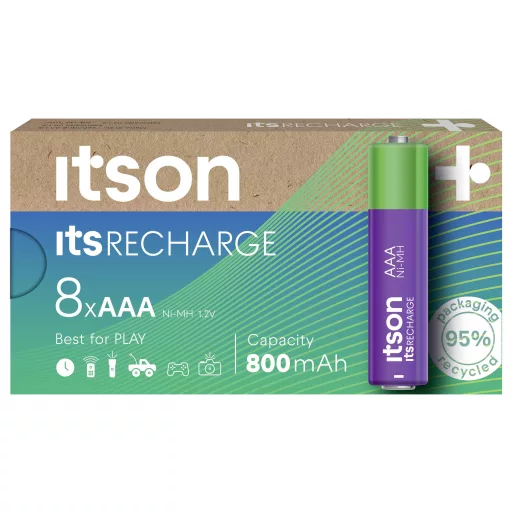 itson itsRECHARGE Mikroakku NiMH 1.2 V 8 db