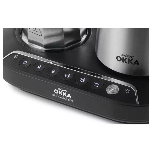 arzum OK0027-0500 Mokka automata Fekete, Króm Kapacitás, csésze=5