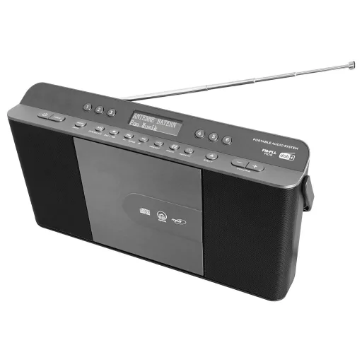 soundmaster RCD1870SW CD-s rádió DAB+, URH AUX, CD, DAB+, MP3, URH Szürke, Fekete