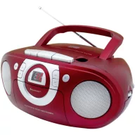   soundmaster SCD5100RO CD-s rádió URH CD, AUX, Kazetta, URH Sötétpiros