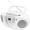 soundmaster SCD5100WE CD-s rádió URH CD, AUX, Kazetta, URH Fehér