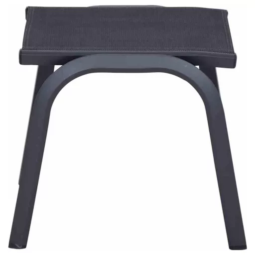 Siena Garden Tesoro M29540 Kerti hokedli Alumínium Antracit (matt), Fekete, Ezüst