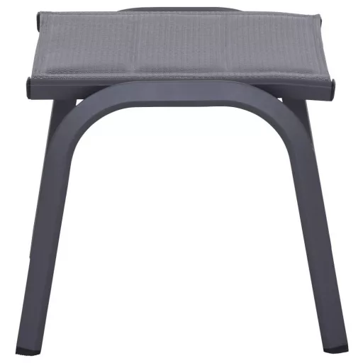 Siena Garden Tesoro P11778 Kerti hokedli Alumínium Antracit (matt), Szürke