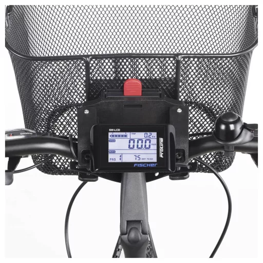 FISCHER FAHRRAD Kerékpár kosár Fekete