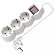 Value 19.99.0951 Hálózati elosztó Fehér CEE dugó 1 db