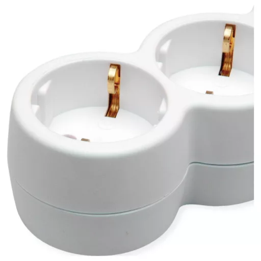 Value 19.99.0951 Hálózati elosztó Fehér CEE dugó 1 db