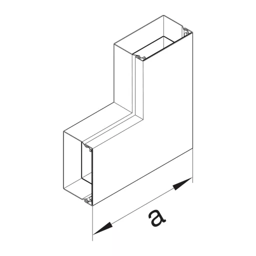 Hager FWKP10015059016 Lapos konzol 1 db