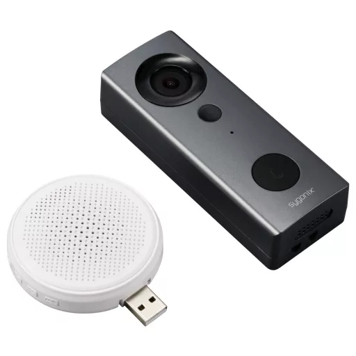 Sygonix IP videó kaputelefon WLAN, Rádiójel vezérlésű Szürke, Fehér