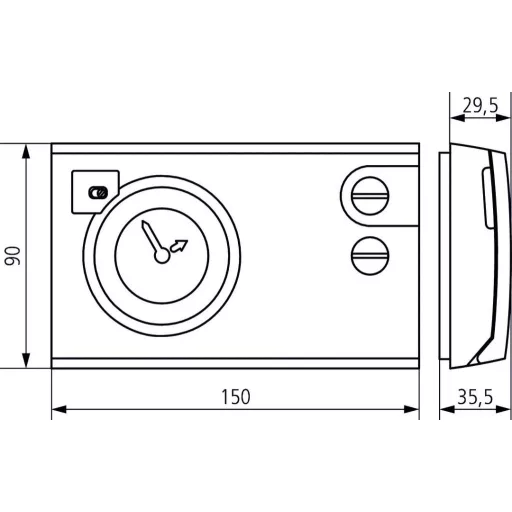 Theben 7220030 RAMSES 722 Helyiségtermosztát Falra szerelhető Heti program 1 db