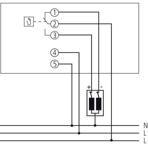 Theben 7220030 RAMSES 722 Helyiségtermosztát Falra szerelhető Heti program 1 db