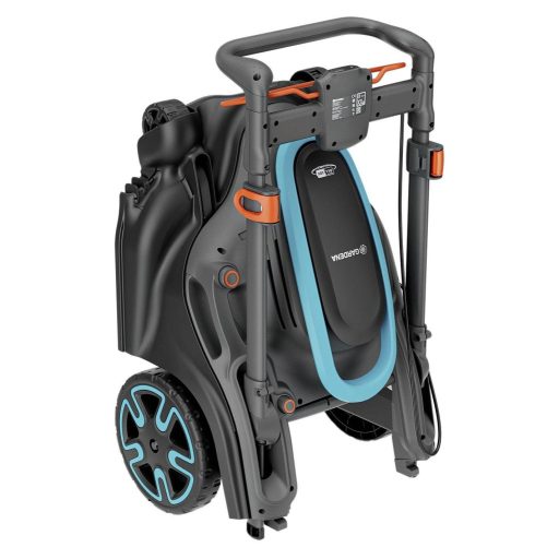 GARDENA PowerMax Duo 46/36V P4A Ready-To-Use-Set Akku Akkus fűnyíró 2 db akkuval, Töltővel, Fű fésűvel, Vágási magasság állítással 18 V Vágási szélesség (max.)