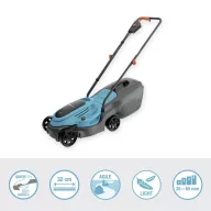   GARDENA EasyMax 32/18V Ready-To-Use Akku Akkus fűnyíró Vágási magasság állítással 18 V Vágási szélesség (max.) 32 cm