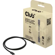   club3D Thunderbolt™ kábel Thunderbolt™ (USB-C®) dugó 1.00 m Fekete CAC-2501