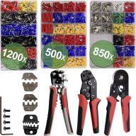   Quadrios 24T065 24T065 Krimpelő fogó készlet Érvéghüvelyek, Laposérintkezős hüvelyek, Laposdugasz, Napelemes dugós csatlakozó 0.25 - 6 mm²