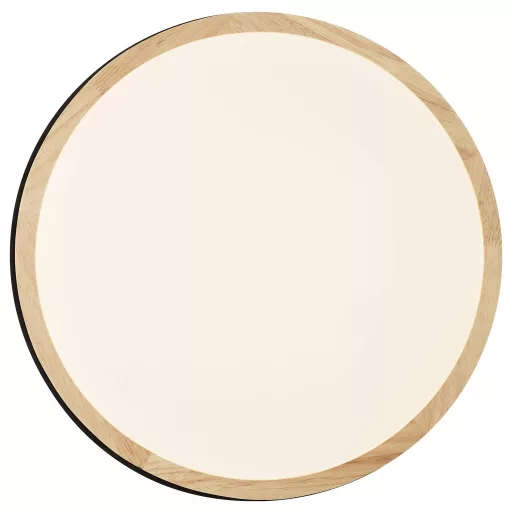 Brilliant G80845/76 Baarlo LED-es mennyezeti lámpa LED Fixen beépített LED-es 24 W Fekete (matt), Fa