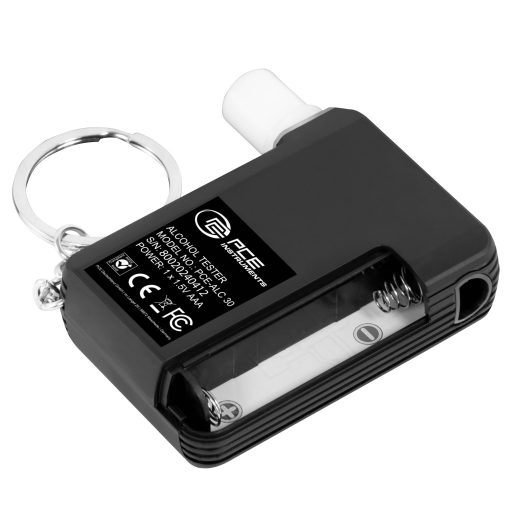 PCE Instruments Alkoholteszter 0 - 2 mg/ml Riasztás, Kijelzővel, Különböző mértékegységek megjeleníthetők