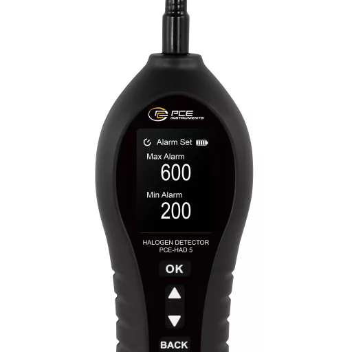PCE Instruments Hűtőközeg mérőkészülék 0 - 1000 ppm Hőmérsékletmérő funkcióval Kalibráció Gyári standard (tanúsítvány nélkül)