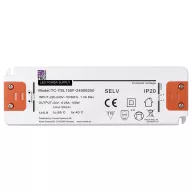   TRU COMPONENTS TC-YSL150F-24006250 LED transzformátor Állandó feszültségű 150 W 6.25 A 24 V/DC Bútorhoz alkalmas, Túlfeszültség kategória,, Gyúlékony