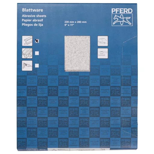 PFERD TOOLS BP ECO AC 230X280 A 60 45015241 Csiszolópapír Szemcsézet 60 (H x Sz) 280 mm x 230 mm 50 db