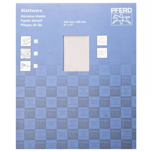 PFERD TOOLS BP ECO AC 230X280 A 320 45015249 Csiszolópapír Szemcsézet 320 (H x Sz) 280 mm x 230 mm 50 db