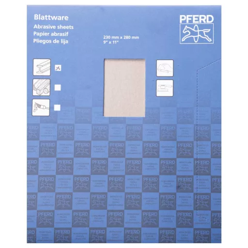 PFERD TOOLS BP ECO AC 230X280 A 600 45015251 Csiszolópapír Szemcsézet 600 (H x Sz) 280 mm x 230 mm 50 db