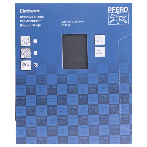 PFERD TOOLS BP-W ECO PAINT 230X280 SiC 220 45015260 Csiszolópapír Szemcsézet 220 (H x Sz) 280 mm x 230 mm 50 db
