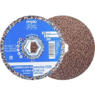   PFERD TOOLS 47700203 PFERD COMBICLICK préselt gyapjú blank CC PNER Ø 125 mm közepesen kemény A durva felületre  125 mm 5 db