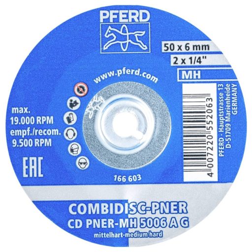PFERD TOOLS 47700204 PFERD COMBIDISC préselt gyapjú blank CD PNER Ø 50mm közepesen kemény A durva felületre  50 mm 25 db
