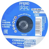   PFERD TOOLS 47700206 PFERD COMBIDISC préselt gyapjú blank CDR PNER Ø 50mm közepesen kemény A durva a kivitelhez  50 mm 25 db