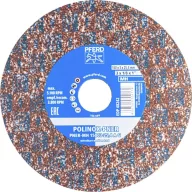   PFERD TOOLS 47700210 PFERD POLINOX préselt gyapjú kerék PNER Ø 150x3 mm furat Ø 25,4 mm közepesen kemény A durva felületre  150 mm 5 db