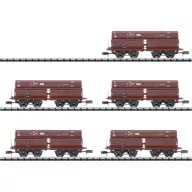  MiniTrix aus T15013 N DRG 5 db Erz Iid önkirakodó kocsi készlet