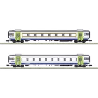   MiniTrix 18294 N 2 db GoldenPassLine személygépkocsi készlet a BLS-től